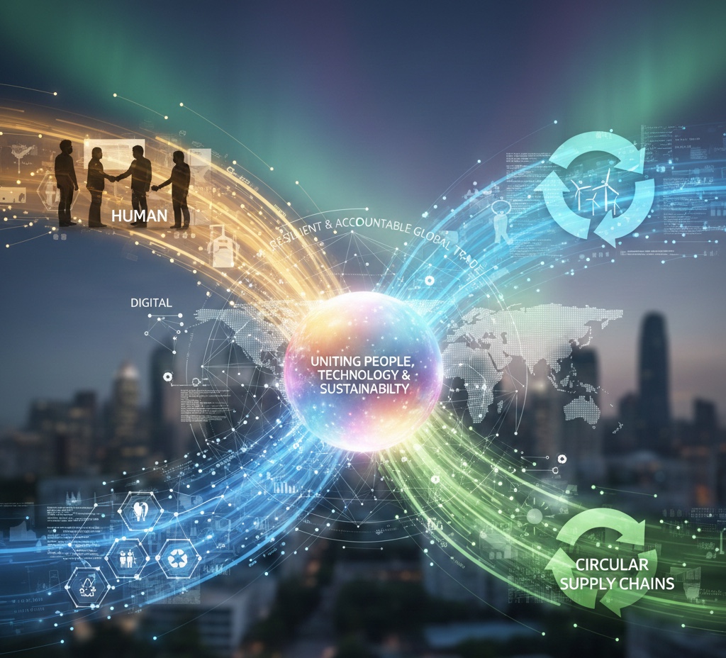 Converging Forces: Human, Digital and Circular Supply Chains Uniting People, Technology & Sustainability for Resilient and Accountable Global Trade, cargonow, raymon krishnan