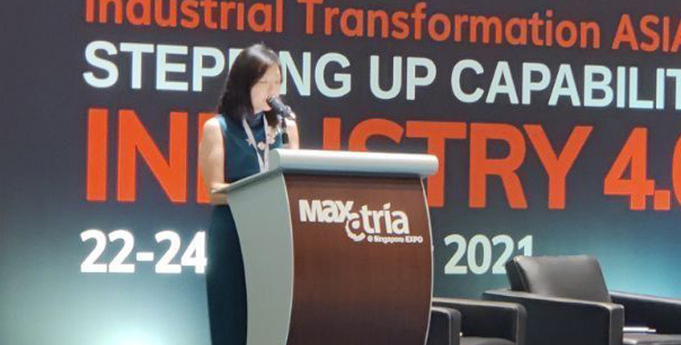 Speaker addressing the 2021 ITAP conference